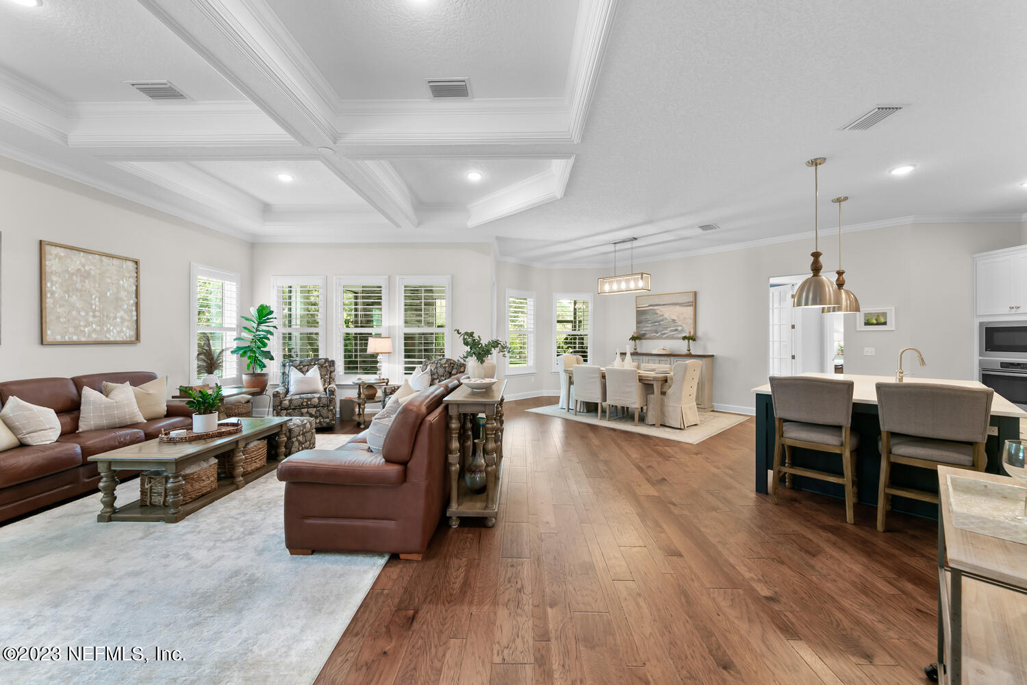 110 Pine Manor Drive Jacksonville, FL 32081 - Photo 16 of 55 a living room with furniture and wooden floor