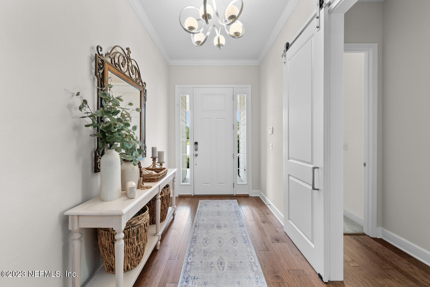 110 Pine Manor Drive Jacksonville, FL 32081 - Photo 5 of 55 a view of an entryway with wooden floor