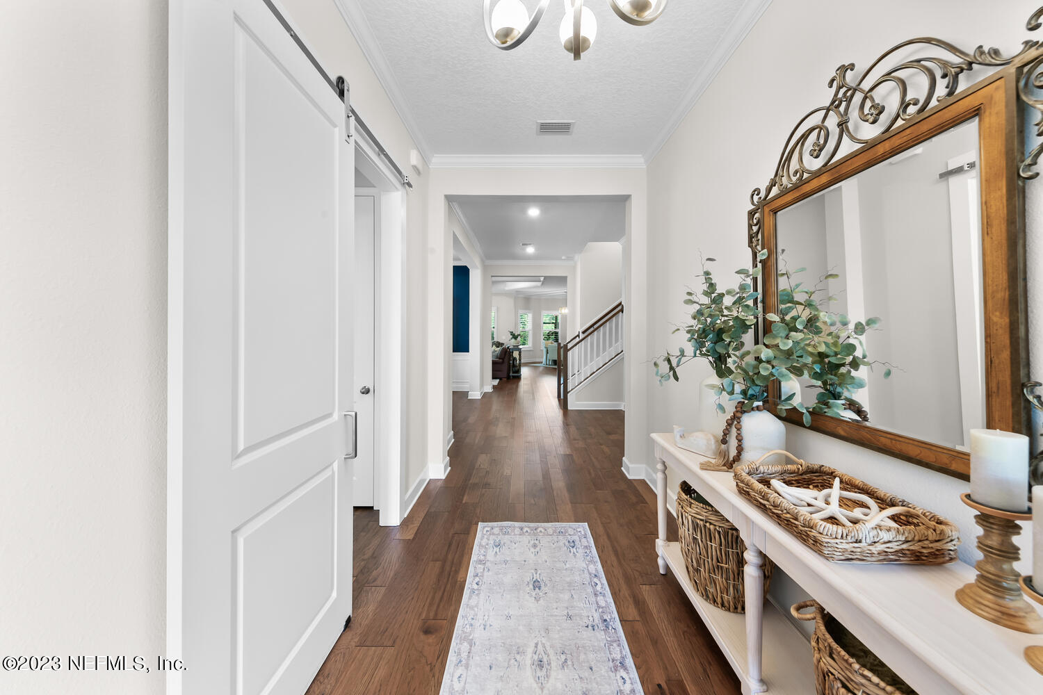 110 Pine Manor Drive Jacksonville, FL 32081 - Photo 7 of 55 a view of a hallway view with wooden floor