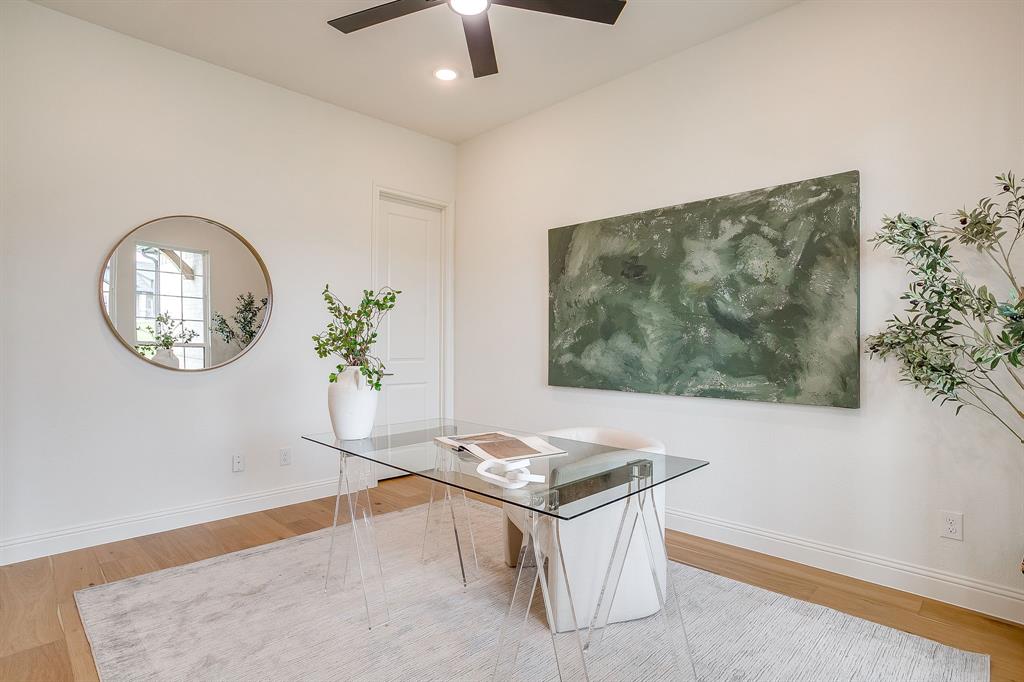 320 Slimp Bluff Azle, TX 76020 - Photo 4 of 37 a view of a room with a large window and chandelier