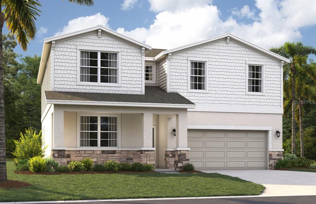 9596 Starling Loop Leesburg, FL 34788 - Photo 1 of 39 a front view of a house with a yard