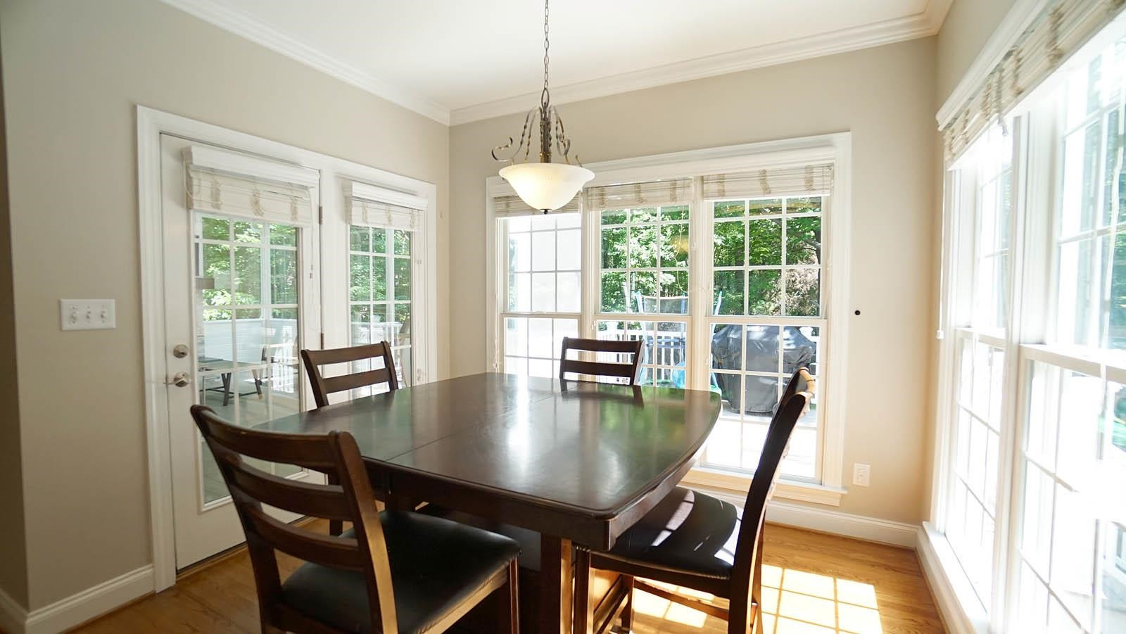 3720 Wesley Ridge Drive Apex, NC 27539 - Photo 24 of 61 Large bright breakfast nook over looking private backyard. Breakfast Nook