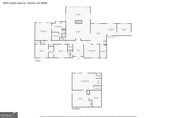 $825,000 | 2025 Castle Lake Drive, Tyrone, GA 30290