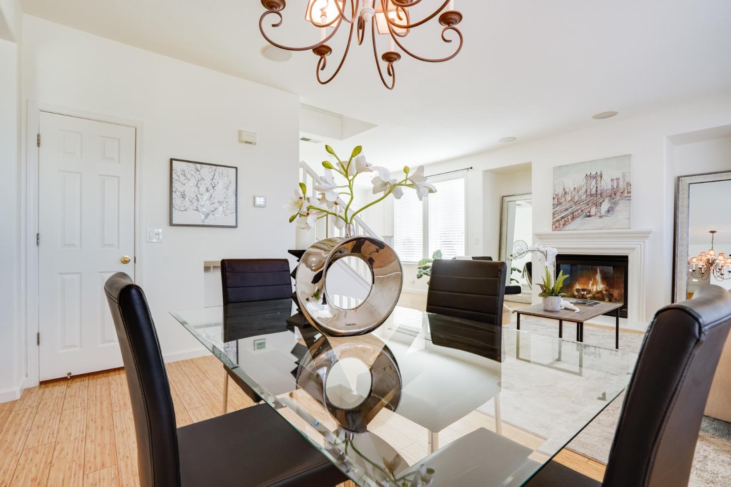 779 Canoas Creek Circle San Jose, CA 95136 - Photo 18 of 58 a living room with furniture and a fireplace