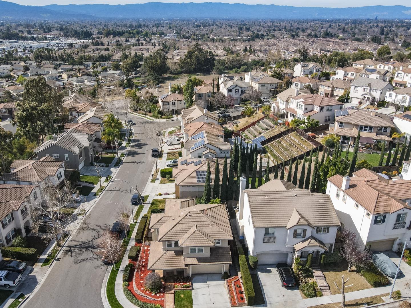 779 Canoas Creek Circle San Jose, CA 95136 - Photo 55 of 58 an aerial view of a city with lots of residential buildings