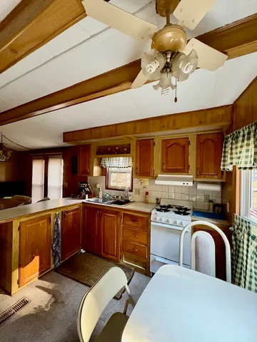 a outdoor space with furniture