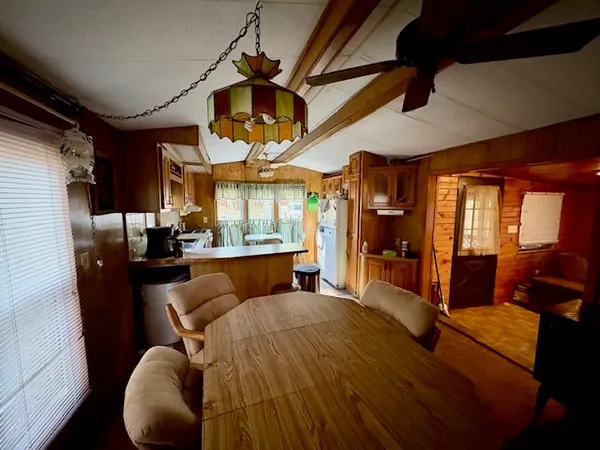 a bedroom with a bed and a walk in closet