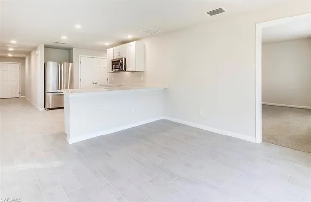 a view of an empty room