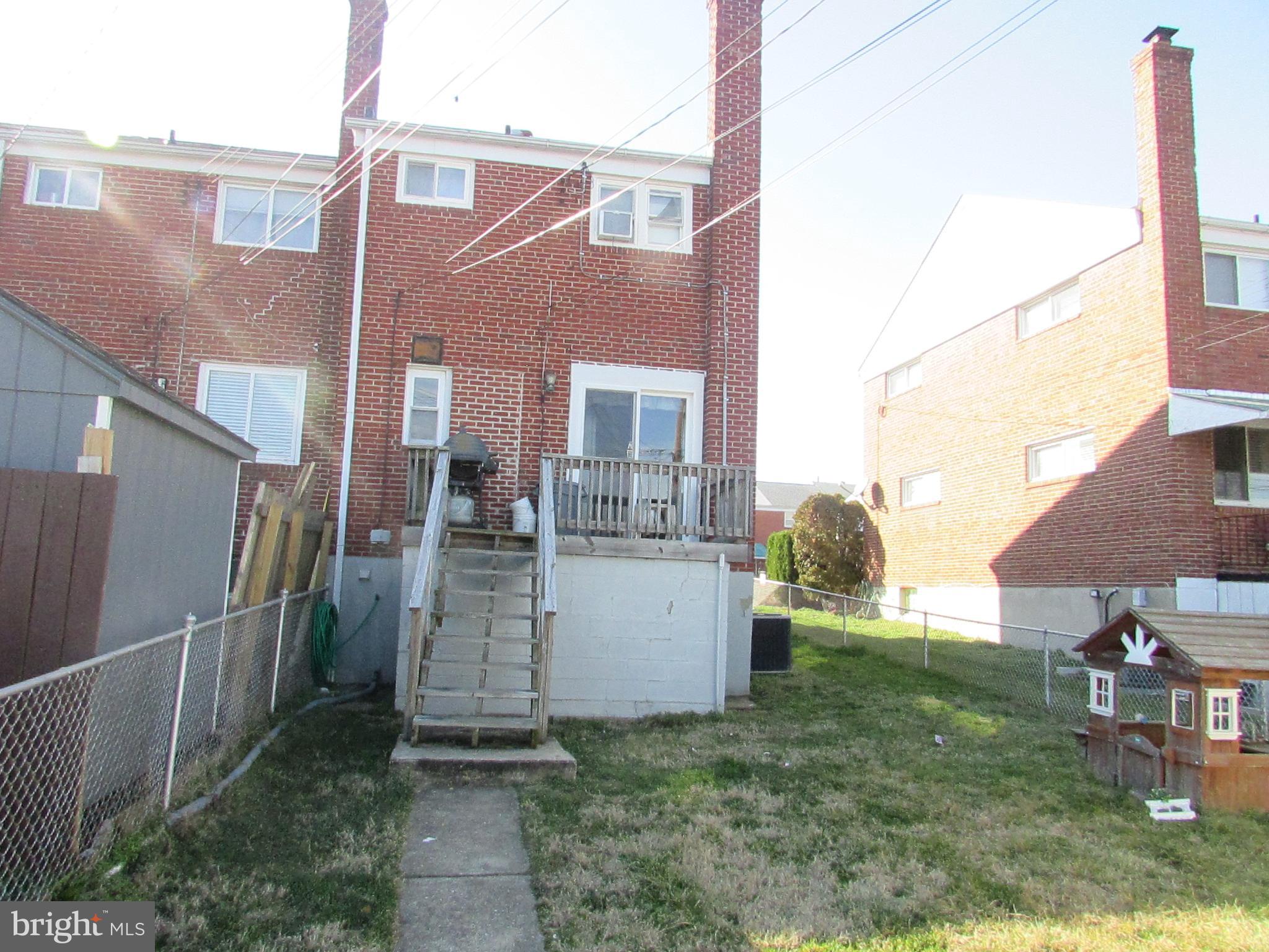 8268 Kavanagh Road Baltimore, MD 21222 - Photo 4 of 30 REAR VIEW