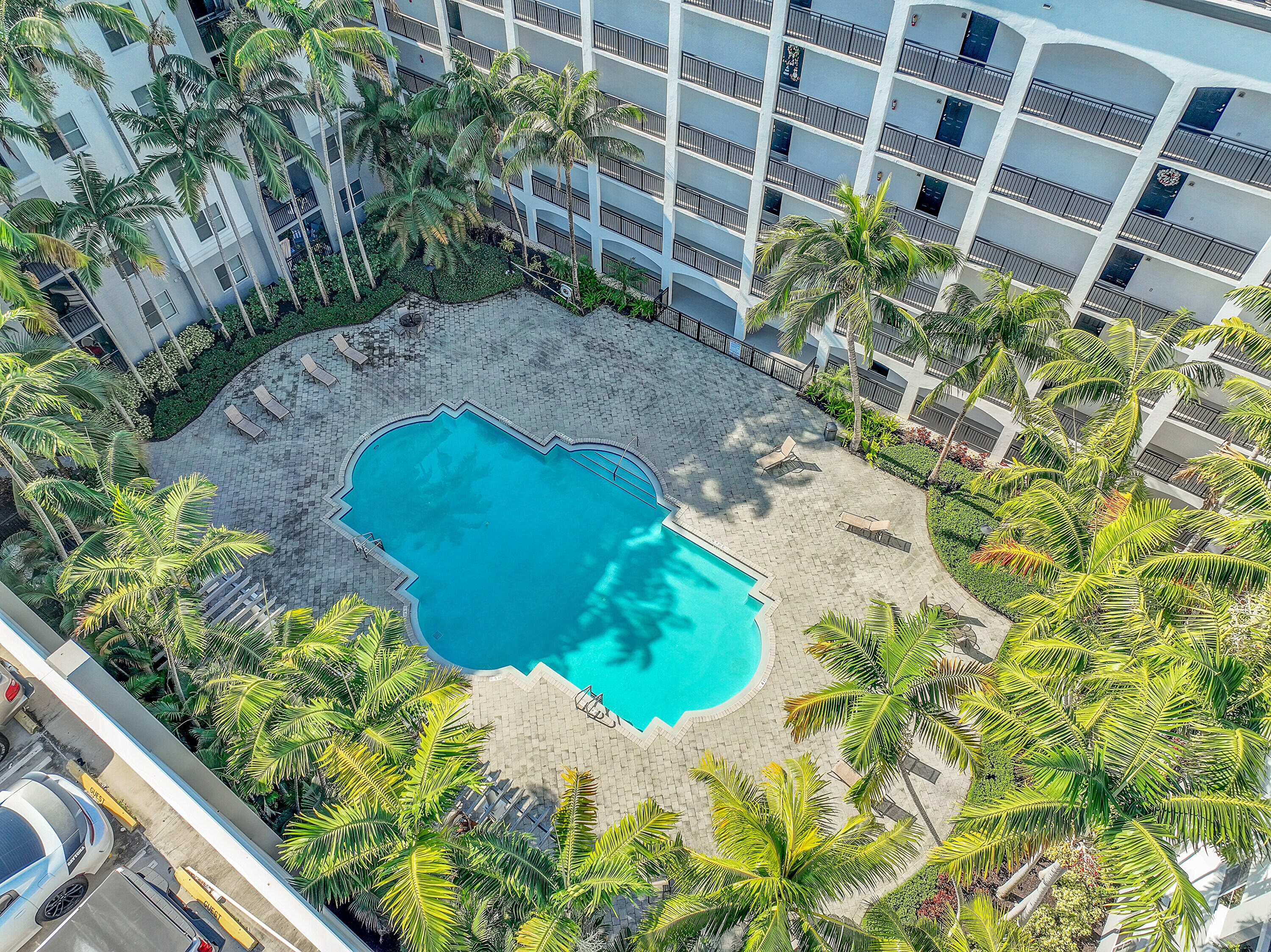 1690 Renaissance Commons Boulevard, Unit 1401 Boynton Beach, FL 33426 - Photo 38 of 43 a view of a garden with plants