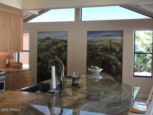 a close view of living room