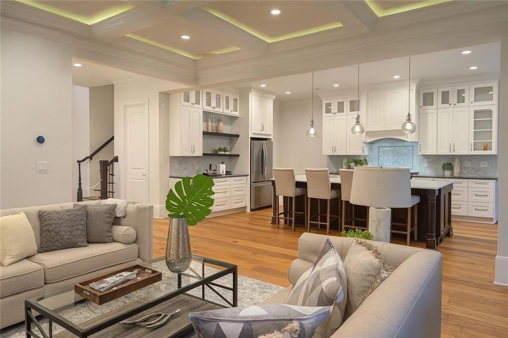 2928 Lavista Road Decatur, GA 30033 - Photo 7 of 15 a living room with furniture kitchen and a table