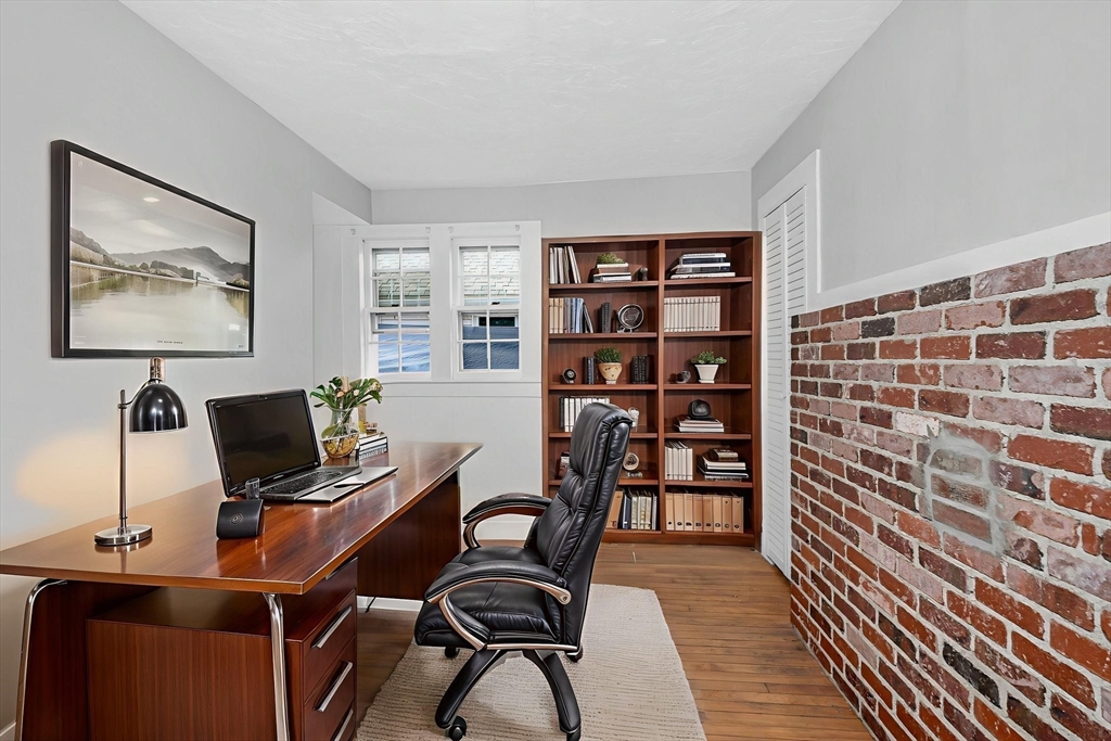 197 High Street Holden, MA 01522 - Photo 10 of 33 a view of a workspace with furniture and a window