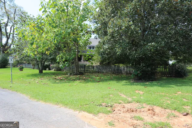a view of a house with a yard and plants