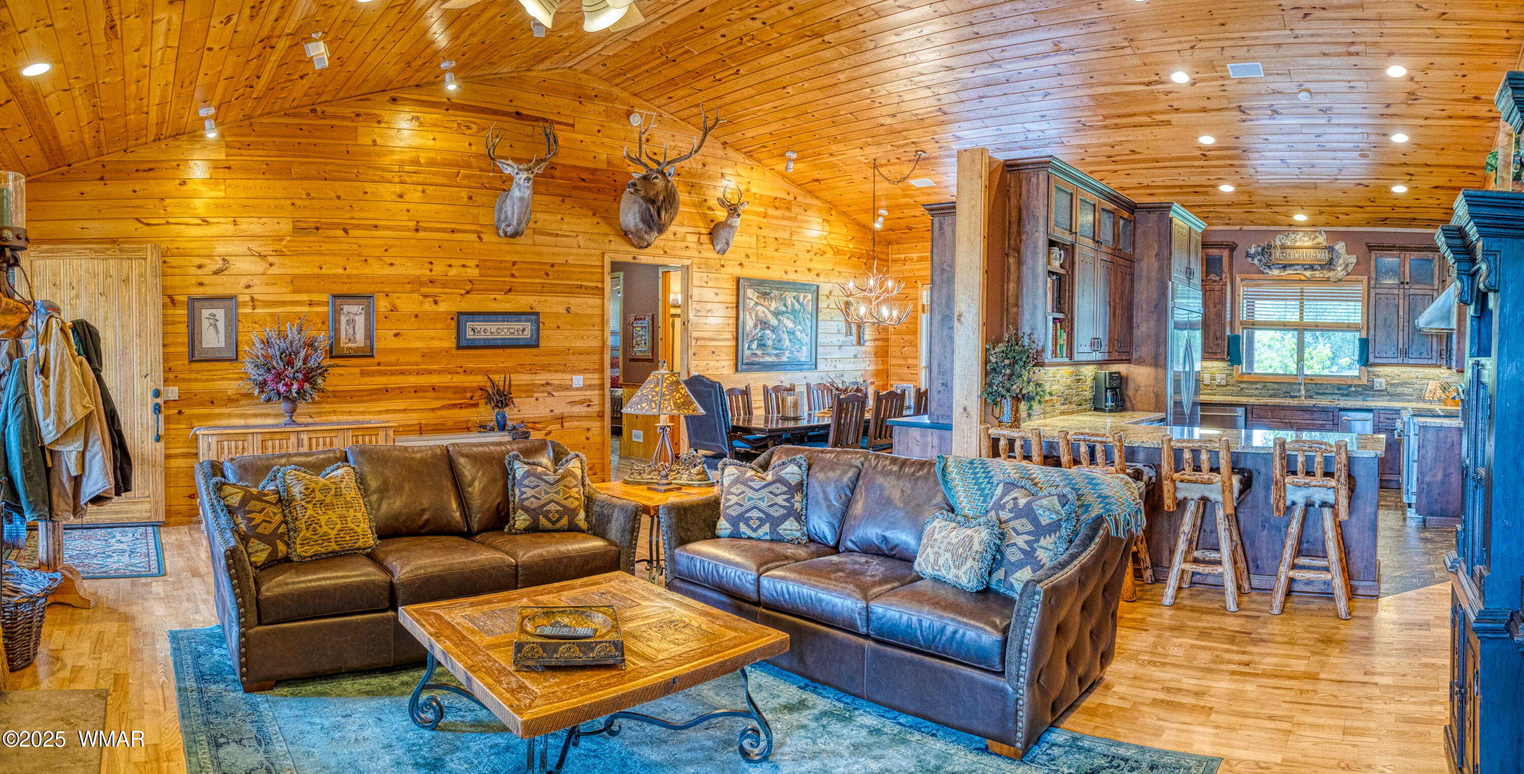 422 Sponseller Siding Road Pinetop, AZ 85935 - Photo 18 of 84 Living to Kitchen View