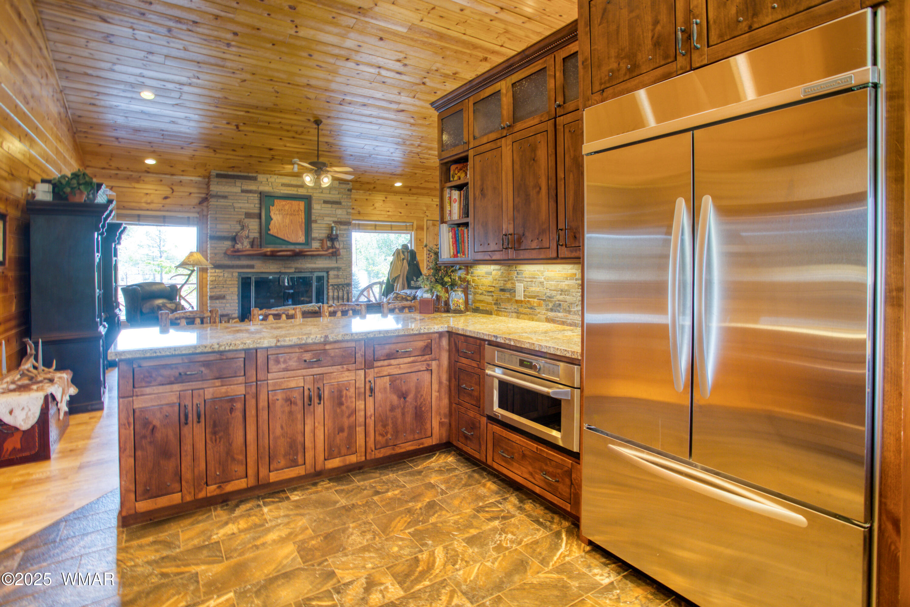 422 Sponseller Siding Road Pinetop, AZ 85935 - Photo 30 of 84 View from the Kitchen to the Living Area