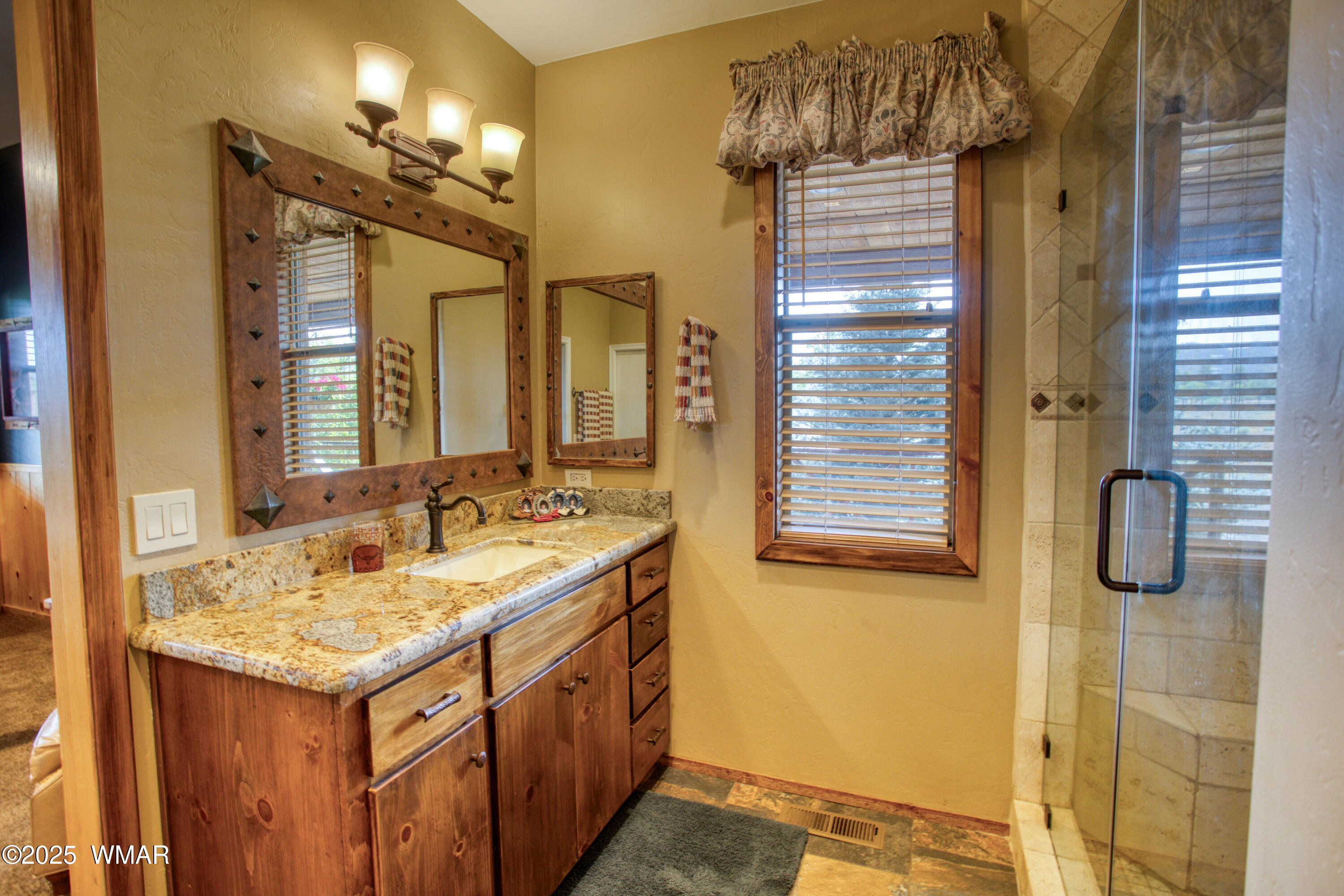 422 Sponseller Siding Road Pinetop, AZ 85935 - Photo 34 of 84 Master Bath Vanity and Shower