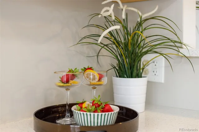 a view of a sink in a kitchen