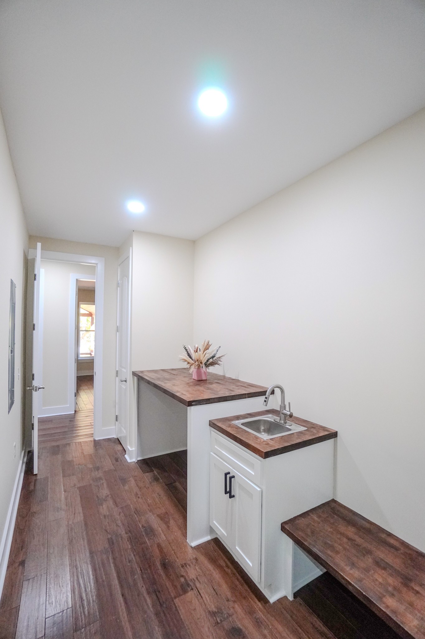 5109 Union Camp Road Lafayette, TN 37083 - Photo 31 of 36 a kitchen with a sink and wooden floor