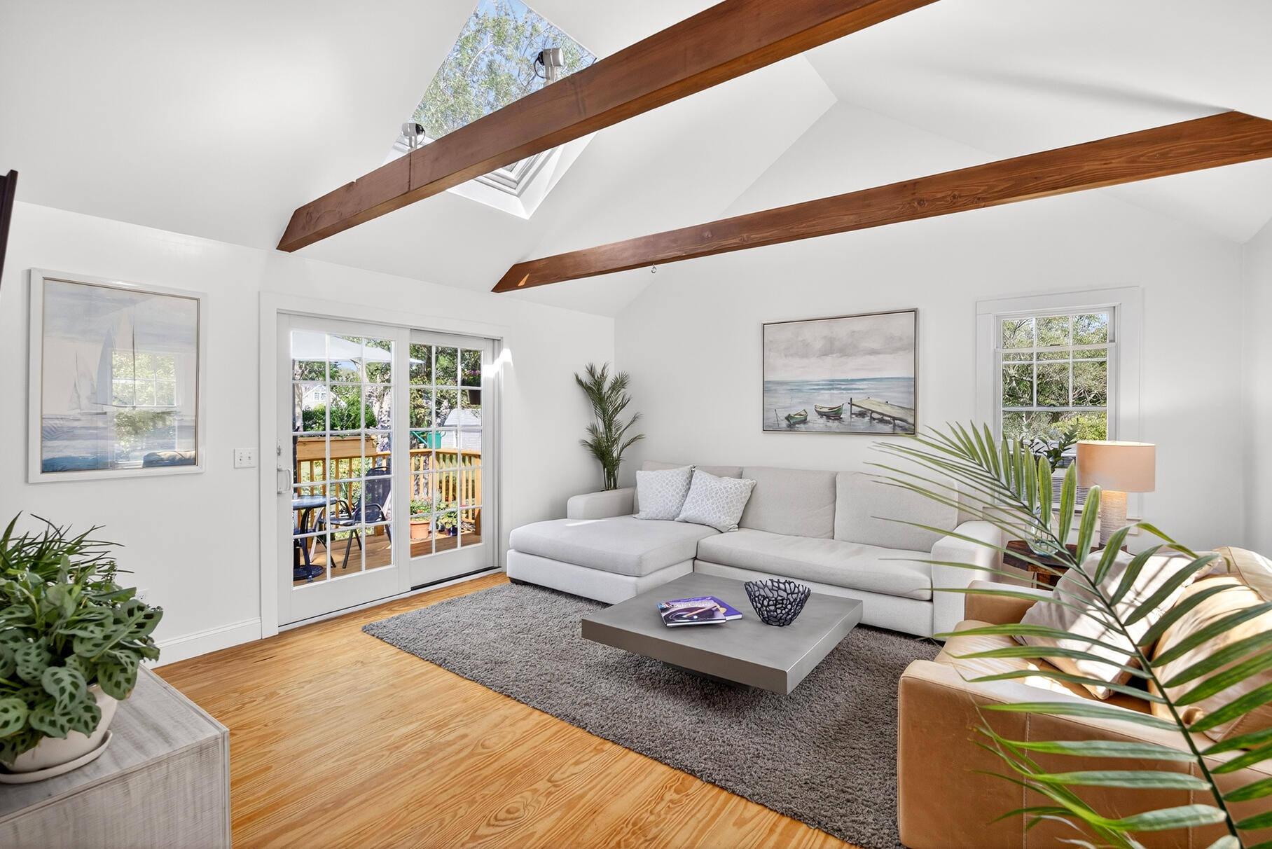5 Canary Street Sandwich, MA 02563 - Photo 17 of 45 a living room with furniture and a large window