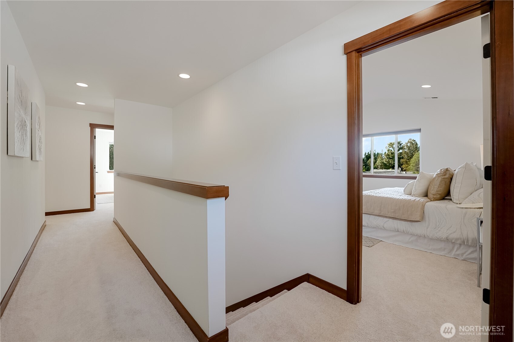 607 217th Street Southwest Bothell, WA 98021 - Photo 17 of 36 a hallway with a couch and a coffee table