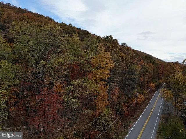 a view of city and mountain