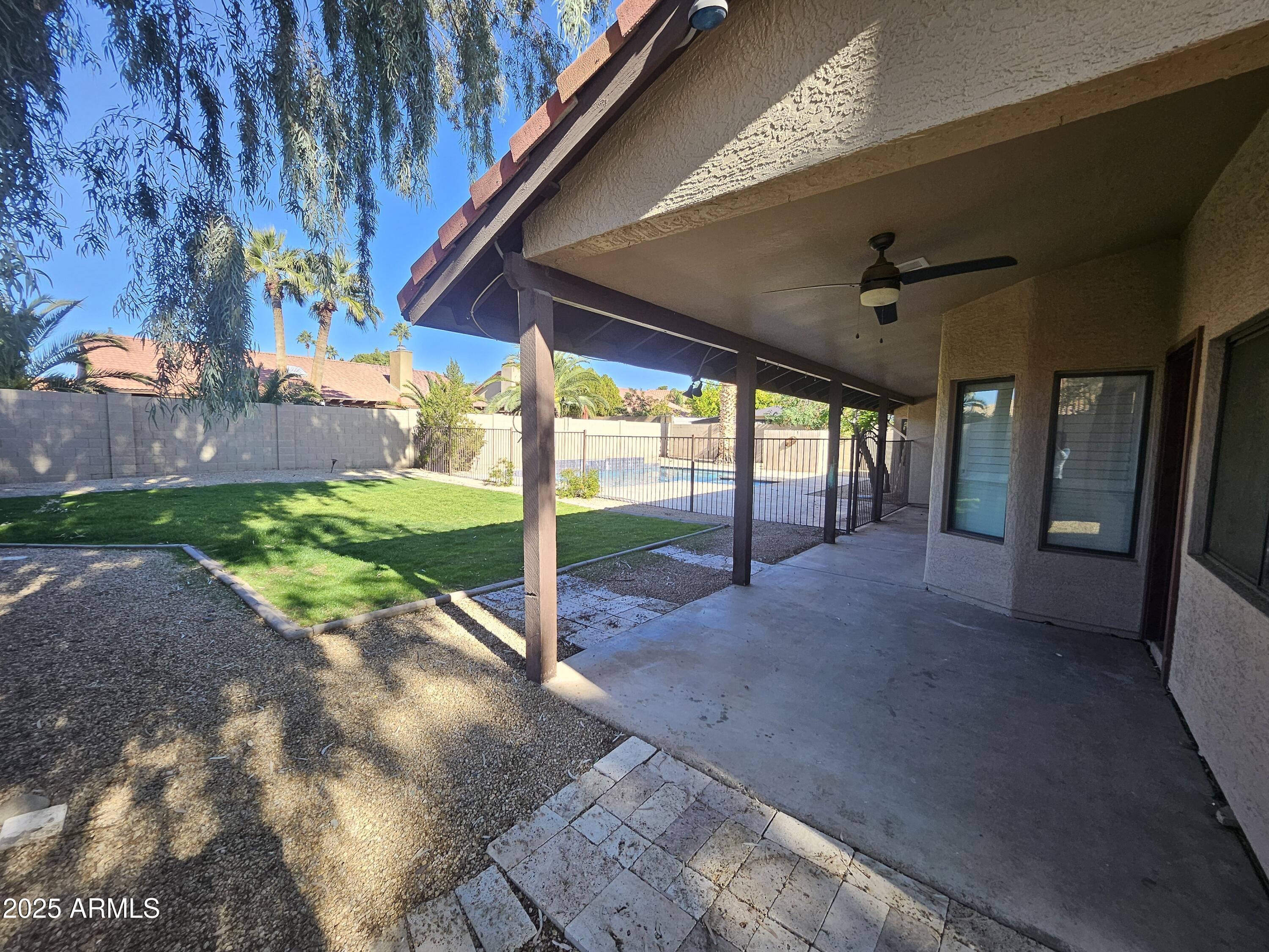 6002 East Marconi Avenue Scottsdale, AZ 85254 - Photo 26 of 29 a view of a backyard with garden