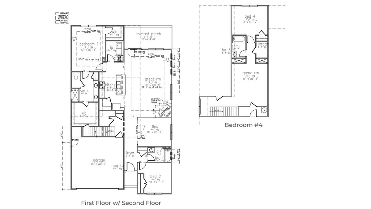 1086 Wading Point Boulevard Huger, SC 29450 - Photo 13 of 44 Cantey Floorplan Two-Story