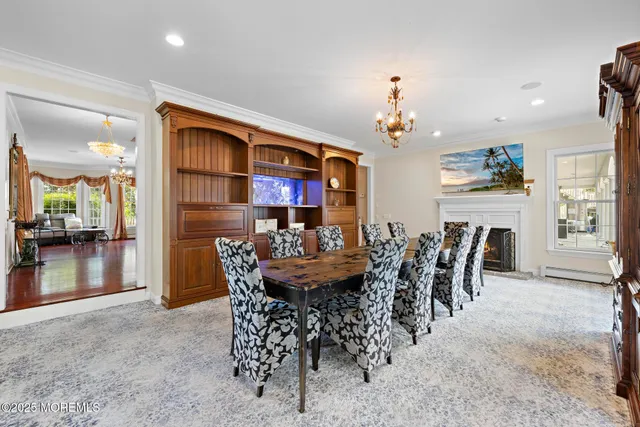 a spacious bathroom with a granite countertop sink a toilet a mirror and shower