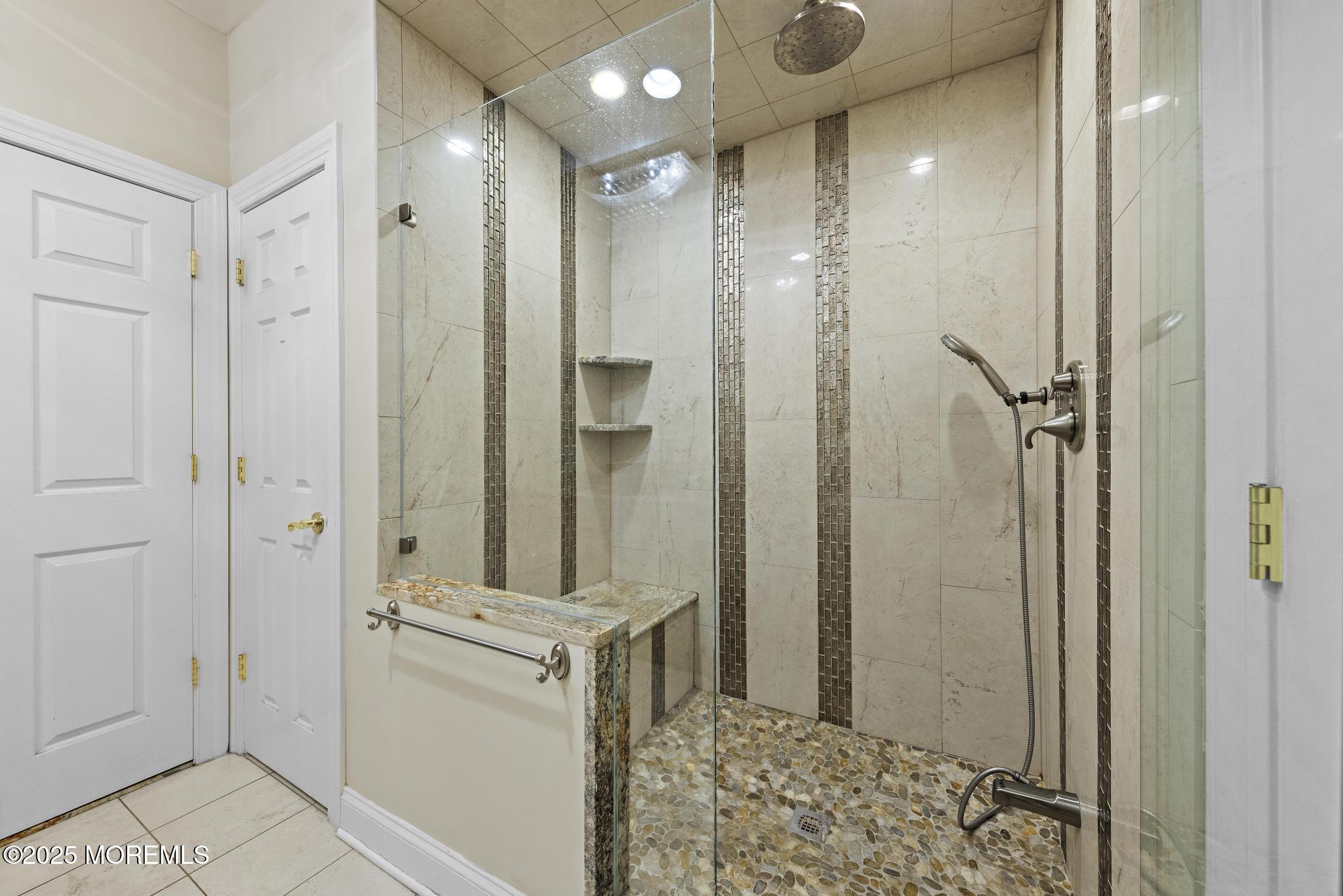 1413 Gully Road Wall, NJ 07719 - Photo 38 of 82 a bathroom with a shower and a sink