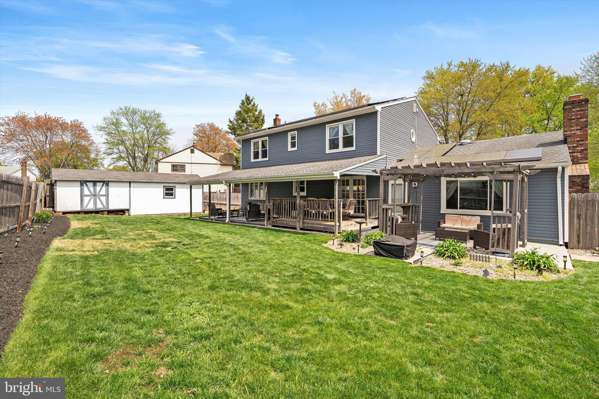 3 David Drive Ewing, NJ 08638 - Photo 30 of 32 a front view of a house with garden and sitting area