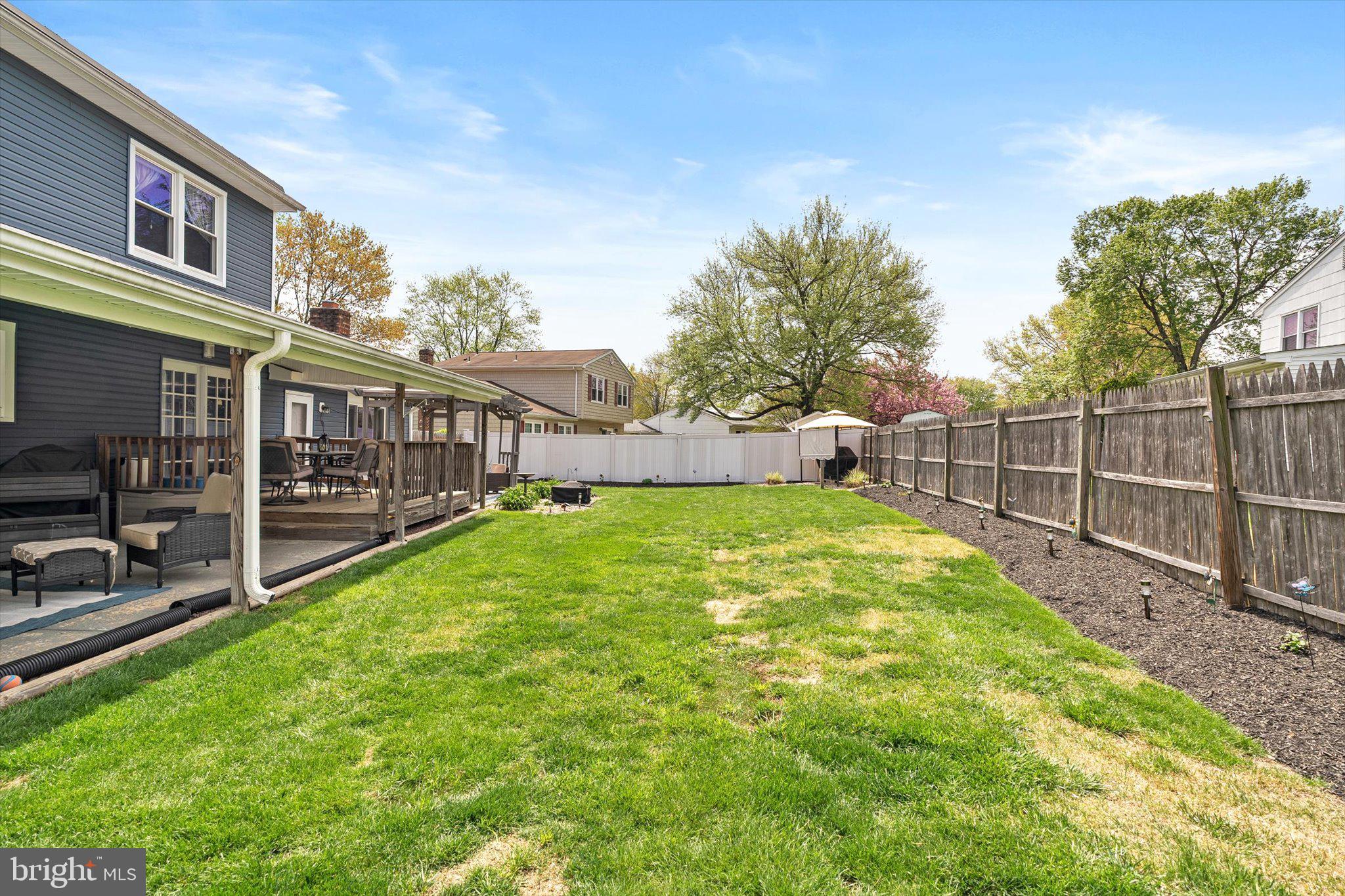 3 David Drive Ewing, NJ 08638 - Photo 31 of 32 a view of a garden with a slide
