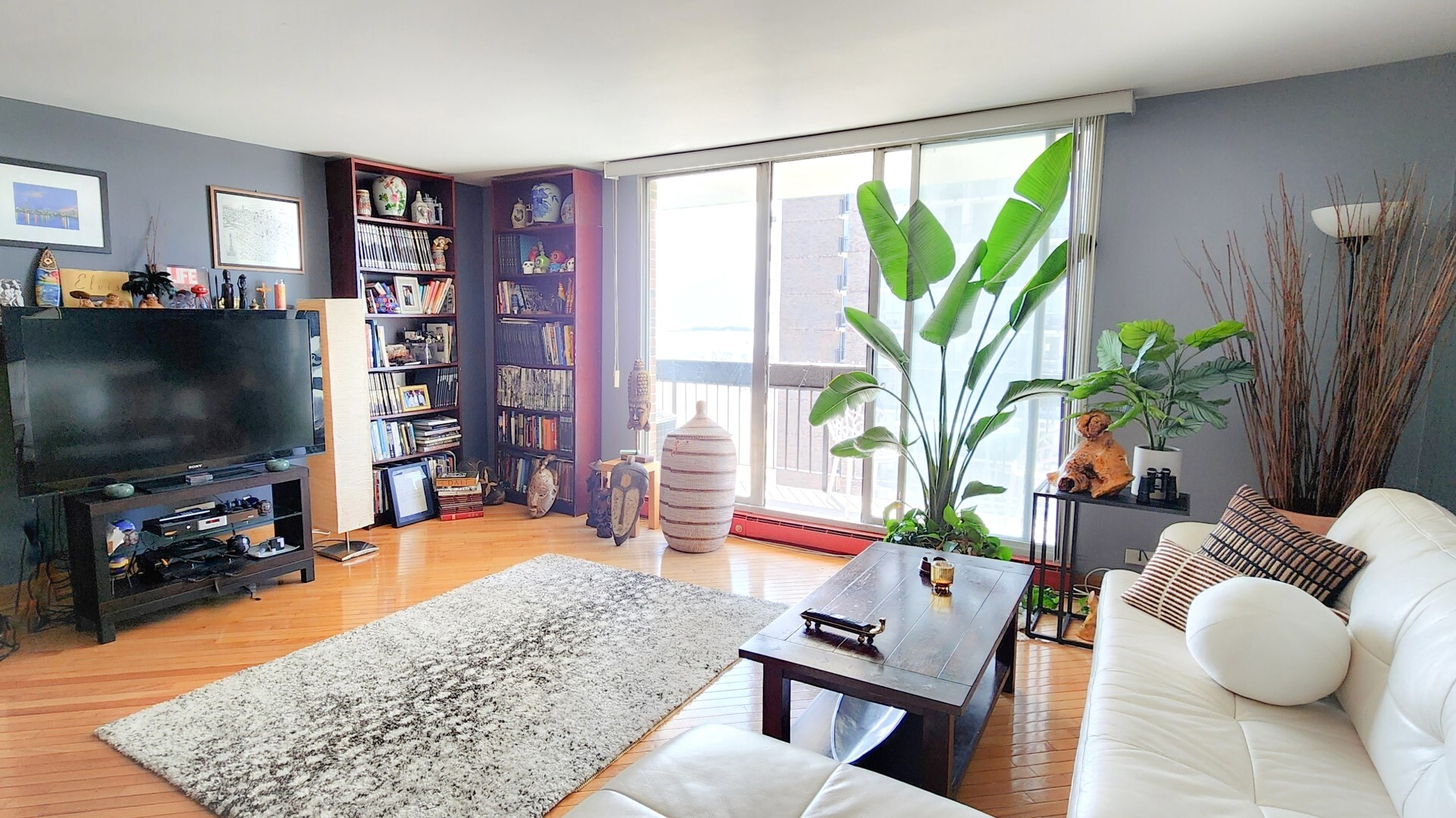 5901 North Sheridan Road, Unit 16C Chicago, IL 60660 - Photo 6 of 28 a living room with furniture and a flat screen tv