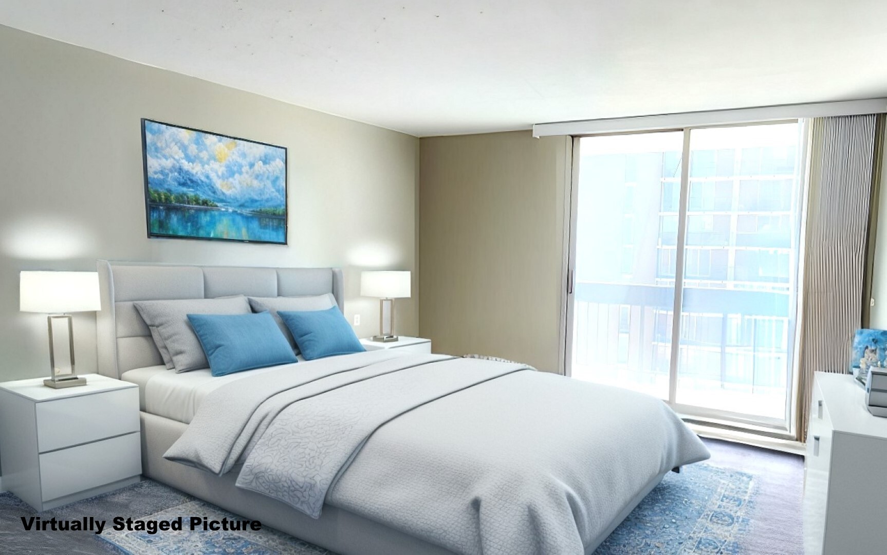 5901 North Sheridan Road, Unit 16C Chicago, IL 60660 - Photo 9 of 28 a bedroom with a large bed and a window