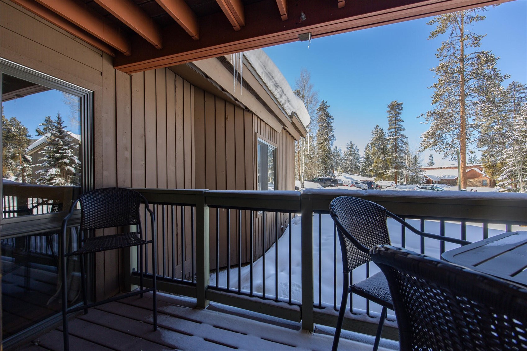 373 Wild Irishman Road, Unit 1095 Keystone, CO 80435 - Photo 24 of 35 Enjoy Keystone views from your private patio!