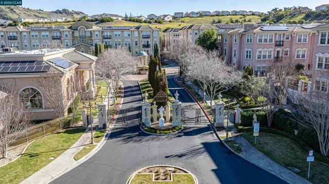 a view of a city with tall buildings