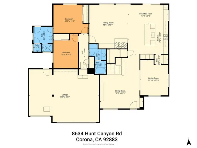 $1,209,000 | 8634 Hunt Canyon Road, Corona, CA 92883