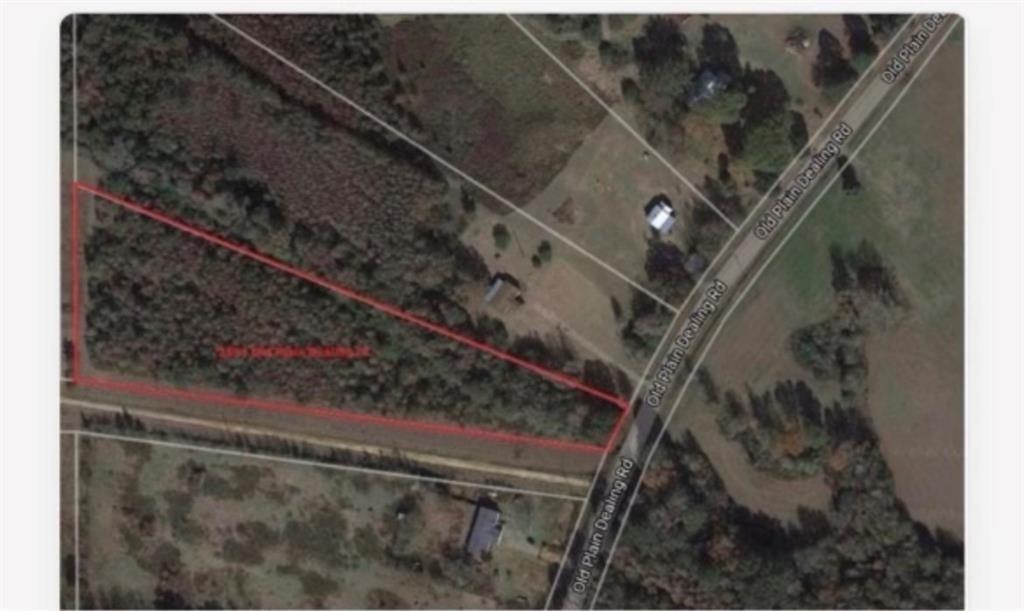 0 Old Plain Dealing Road, Unit 1 Benton, LA 71006 - Photo 1 of 2 Aerial Property Map. Displaying the outline of the property and its relationship to Old Plain Dealing Road
