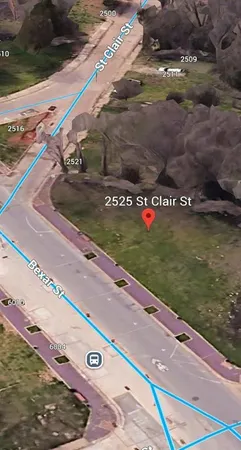 a view of a street sign