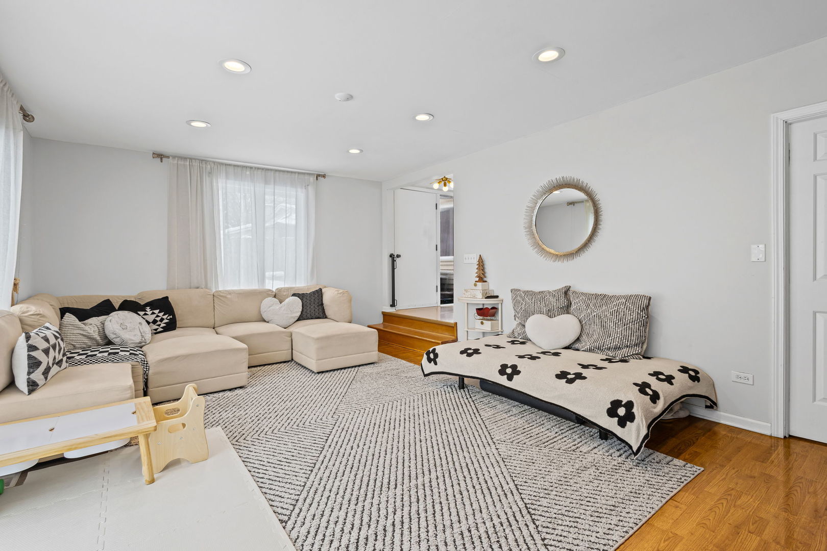 42 West Taylor Road Lombard, IL 60148 - Photo 12 of 36 a bedroom with furniture and a couch