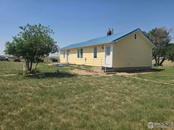 a backyard of a house