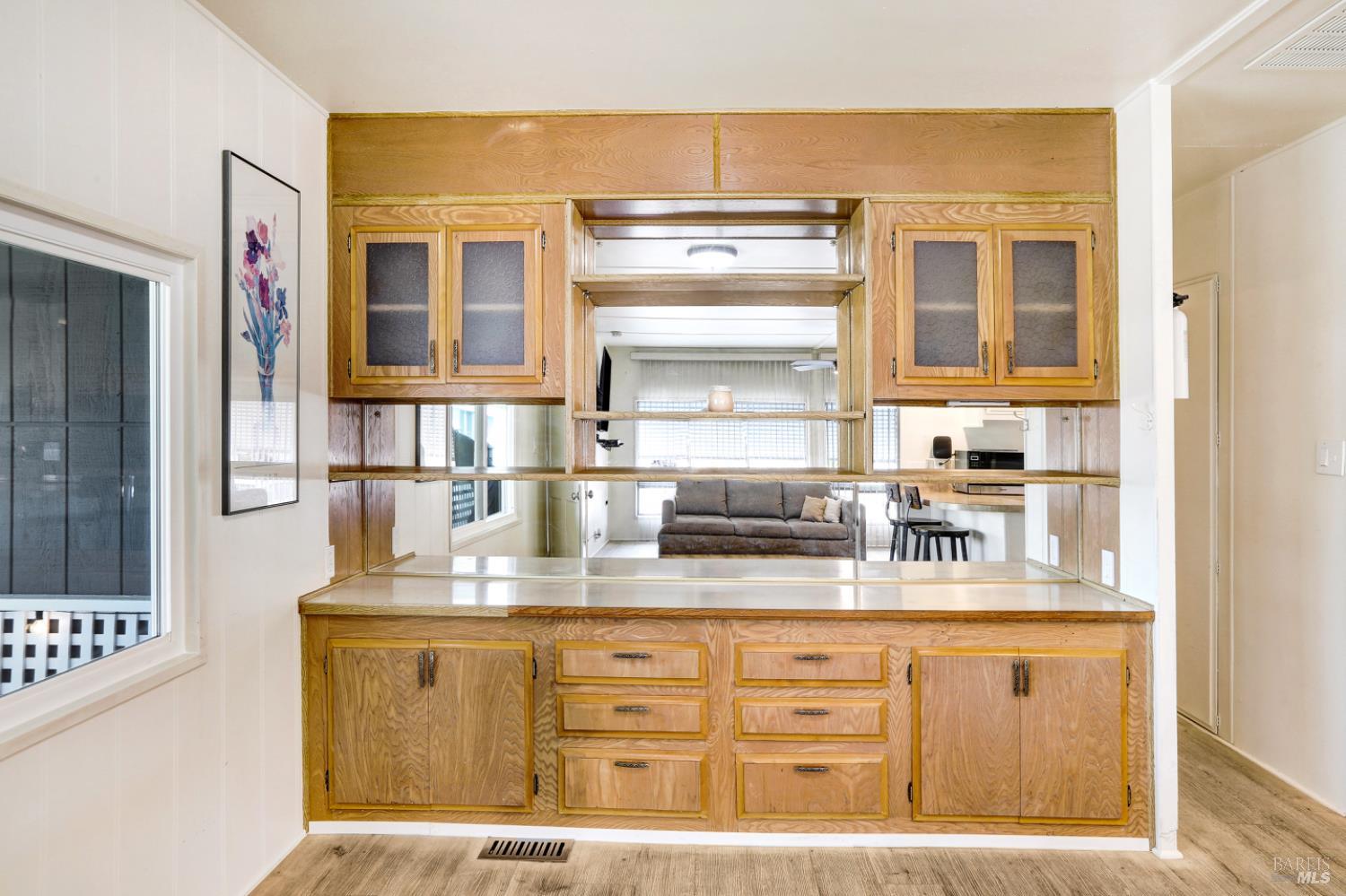 236 Reed Circle Napa, CA 94558 - Photo 9 of 22 Dining area with built-in cabinetry
