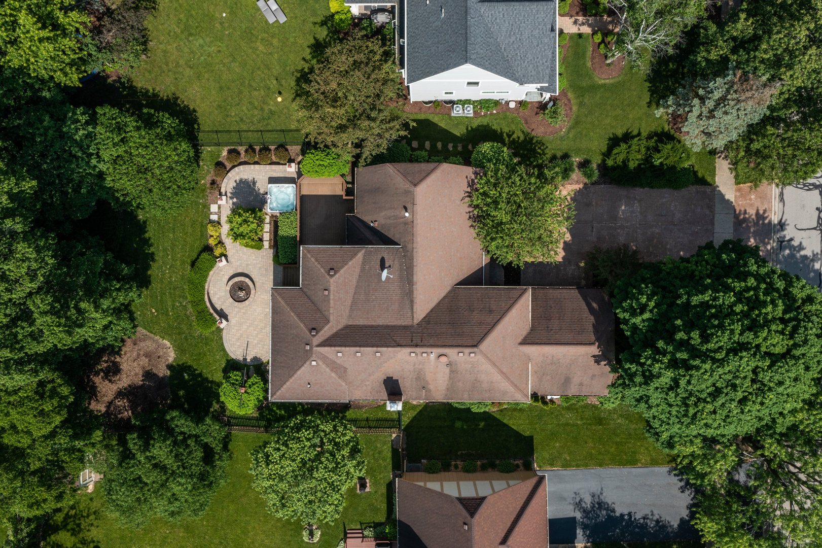 729 East Bauer Road Naperville, IL 60563 - Photo 55 of 57 an aerial view of a house with outdoor space and street view