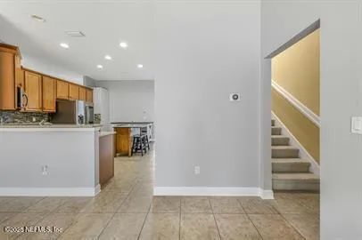 a view of a livingroom with furniture