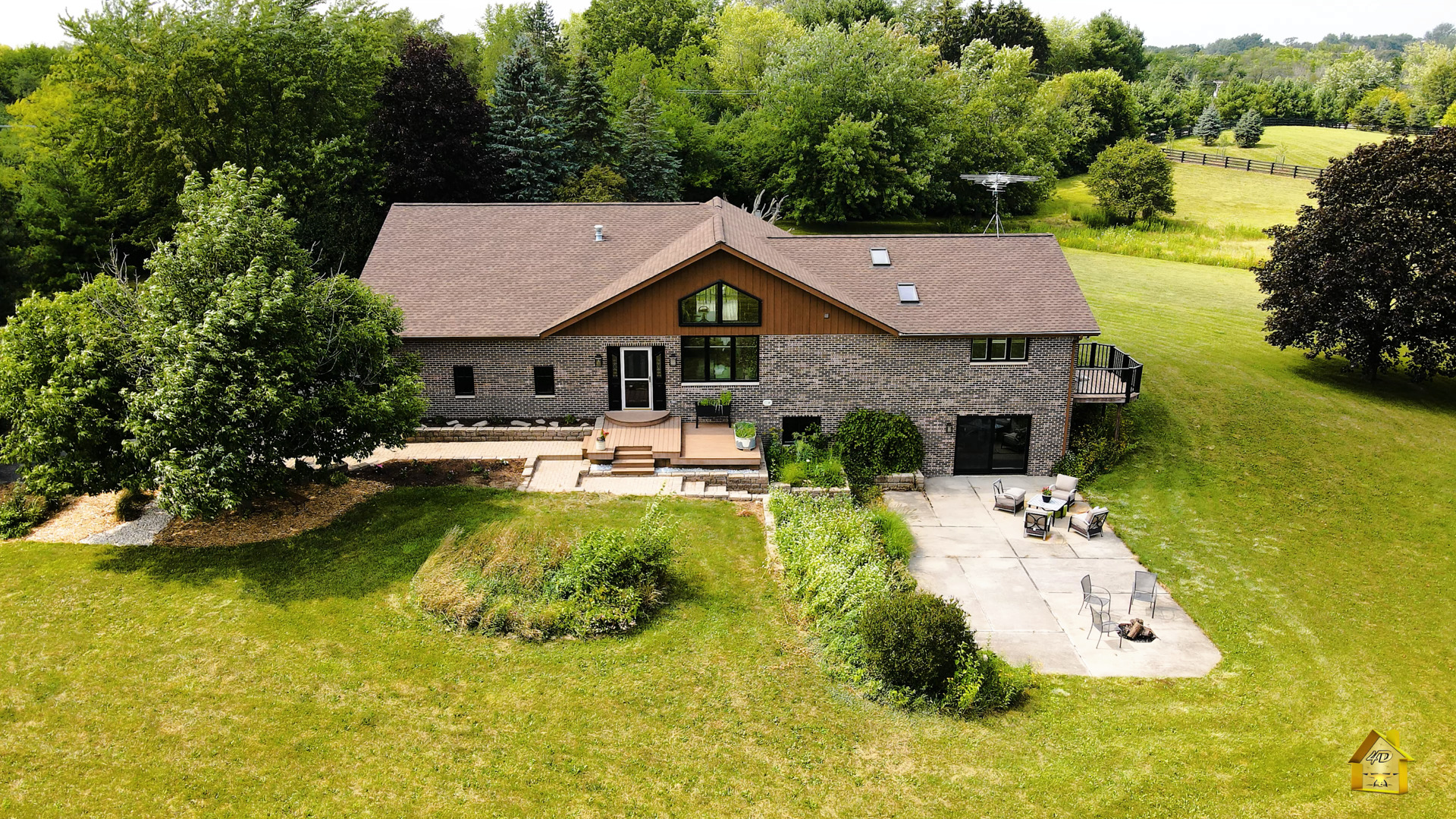 6514 Hamilton Road Huntley, IL 60142 - Photo 2 of 40 a view of a house with pool lawn chairs and a yard with swimming pool and lawn chairs