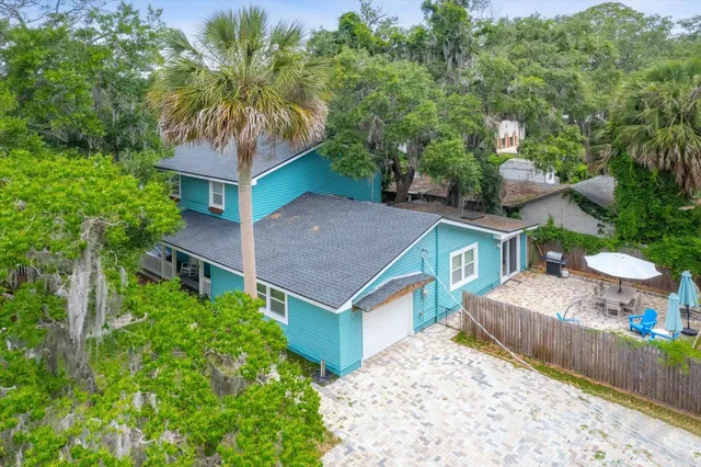 a view of a city with lots of trees