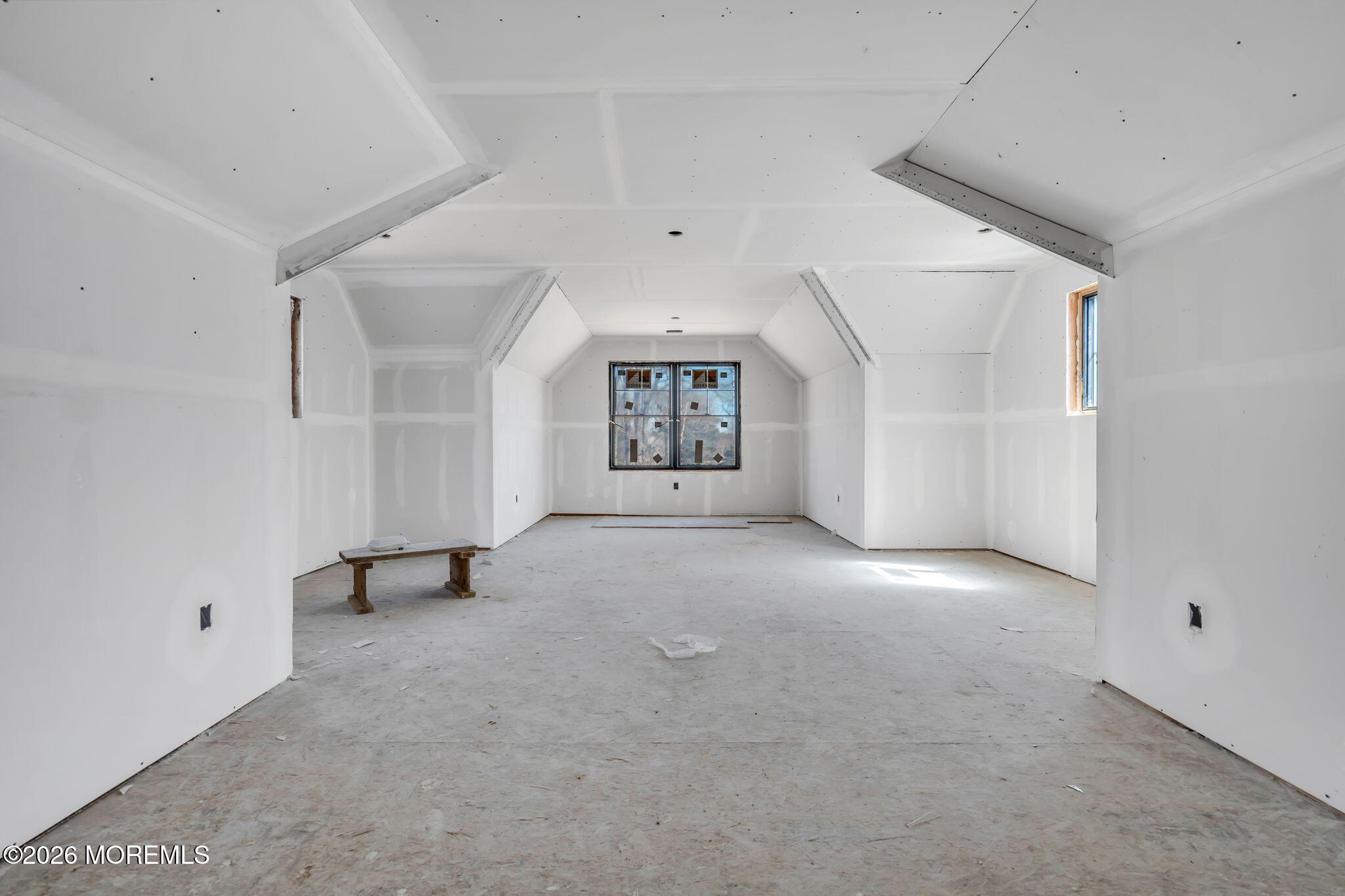 104 Back Bone Hill Road Millstone Township, NJ 08510 - Photo 21 of 26 an empty room with windows and mirror