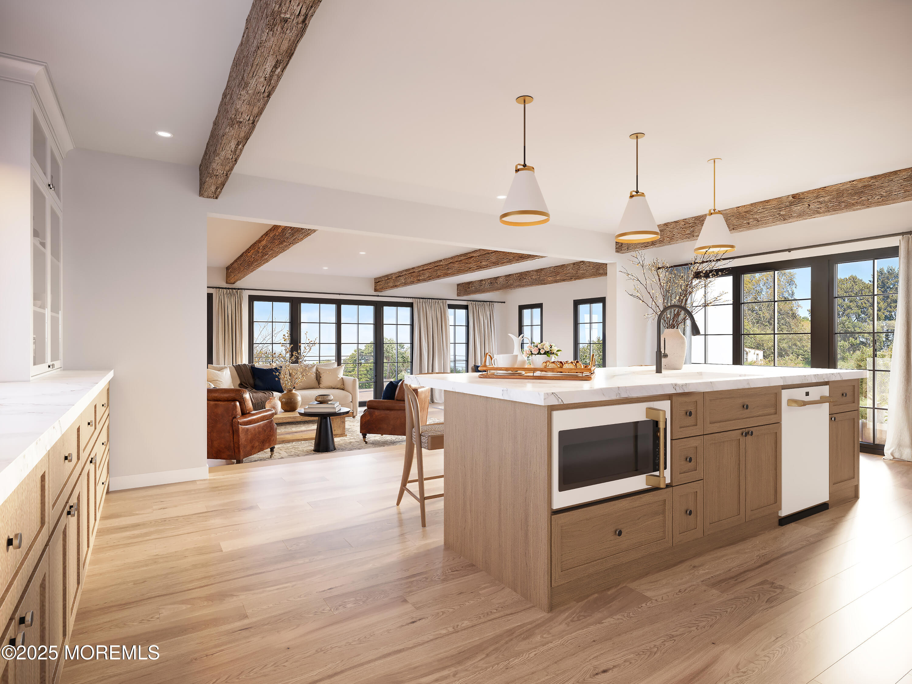 104 Back Bone Hill Road Millstone Township, NJ 08510 - Photo 10 of 26 a kitchen with stainless steel appliances granite countertop a stove and wooden floor