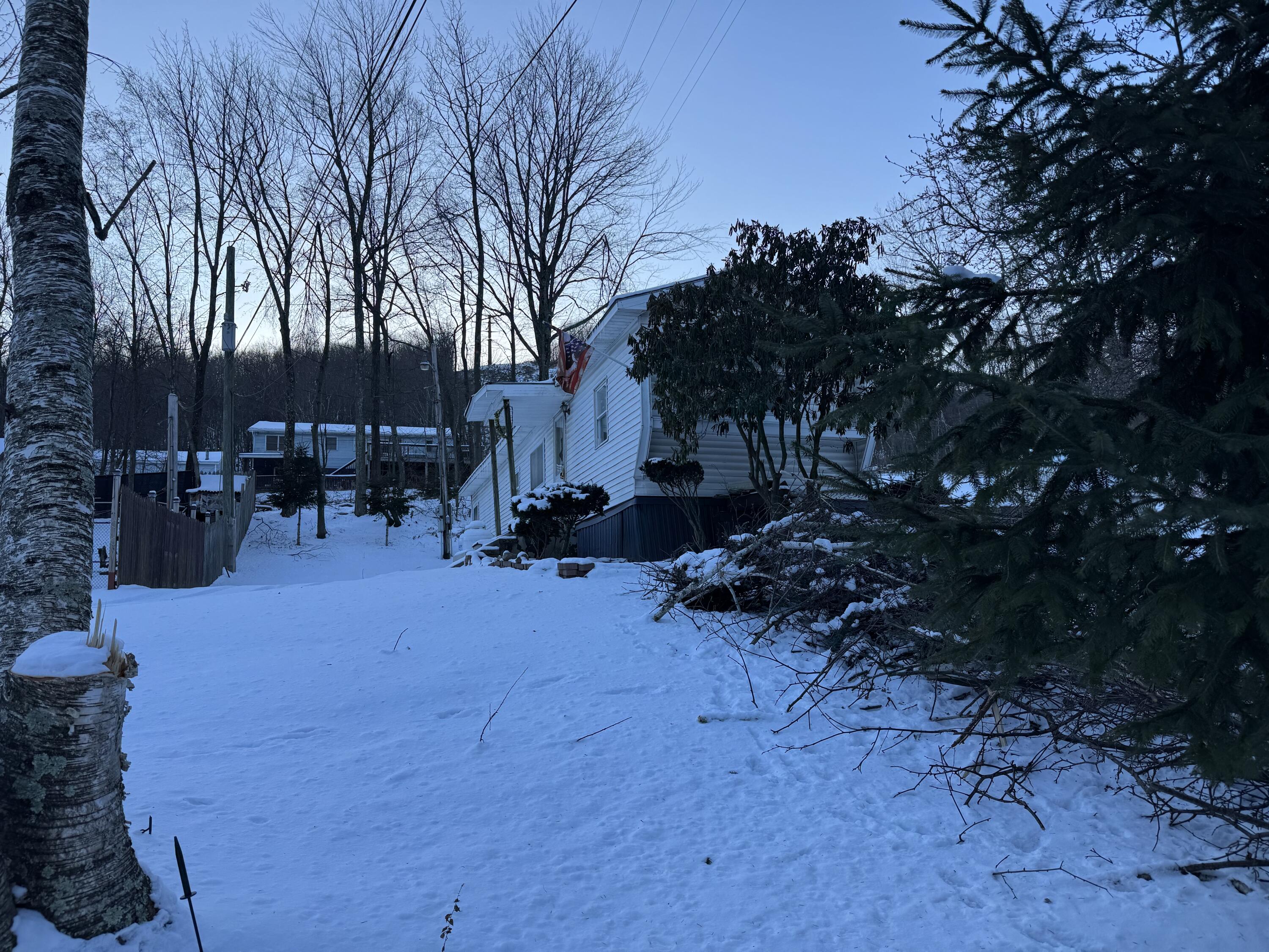 1741 Scott Road Olyphant, PA 18447 - Photo 5 of 11 a backyard of a house with table and chairs