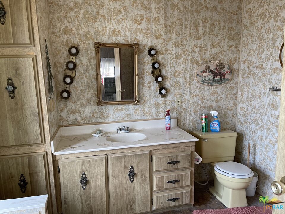 57435 Mitchell Road Anza, CA 92539 - Photo 11 of 16 a bathroom with a sink and toilet